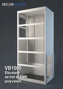 Documentation commerciale de l'élévateur monte-charge Barduva VB1000
