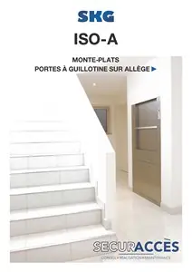 Documentation commerciale du monte-plats SKG ISO-A